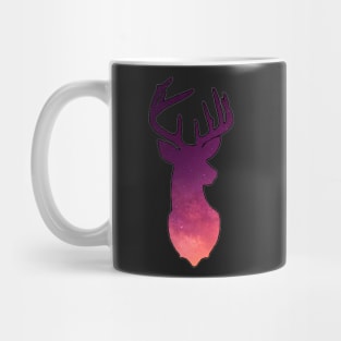 Twilight pink shooting star cosmic deer Mug